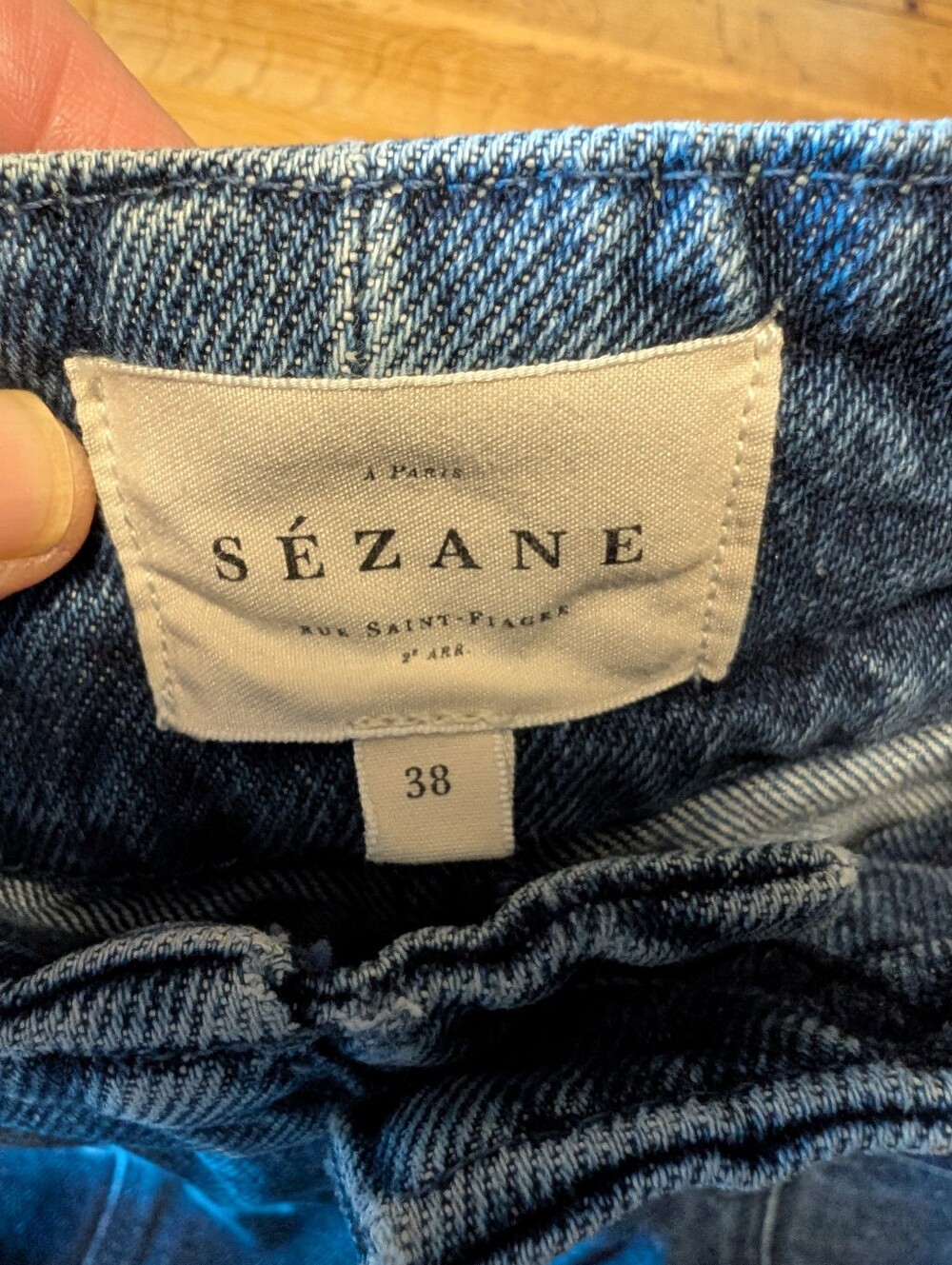 Sezane Maximo High Rise Denim,38 - Picture 3 of 6